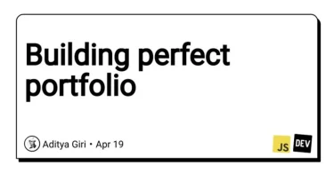 build developer portfolio guide